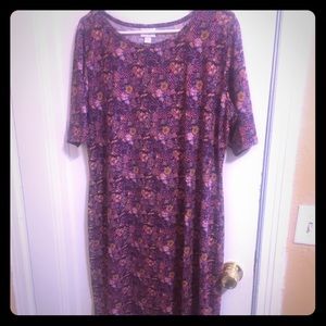 LuLaRoe Dresses - LULAROE Julia mid-length dress SIZE 3X LuLaRoe Dresses - LULAROE Julia mid-length dress SIZE 3X